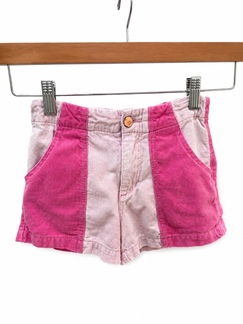 Joe’s Big Kids Avril Kids Colorblock Corduroy Shorts - Pink Size 7
